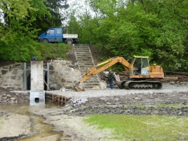 Sdružený objekt výpusti a bezpečnostního přelivu – rybník Gebharecký 